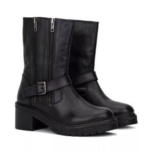 NEW VINTAGE FOUNDRY CO. women's genevieve booties in black